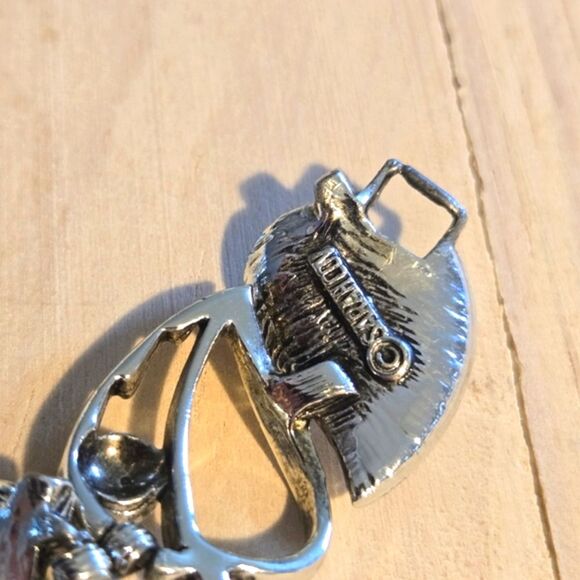 Sarah Coventry Silver Leaf Pattern Bracelet - Picture 6 of 7